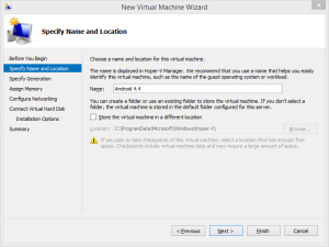 New Virtual Machine Wizard