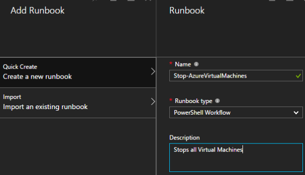 Runbook - Microsoft Azure