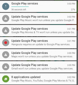 android studio emulator google play services